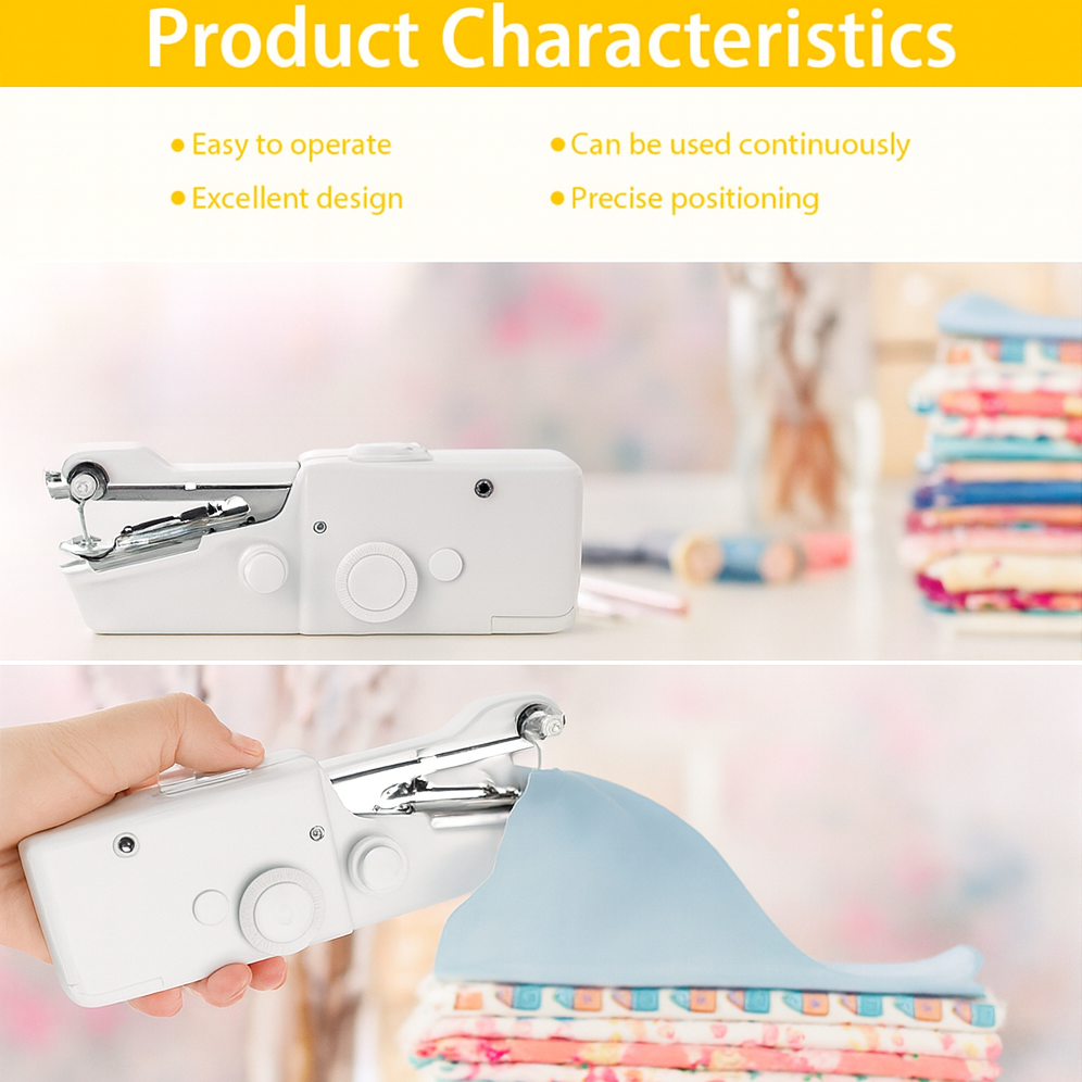 🧵 Pocket Stitch™ – Portable Electric Handheld Sewing Machine