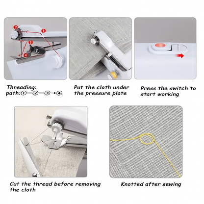 🧵 Pocket Stitch™ – Portable Electric Handheld Sewing Machine